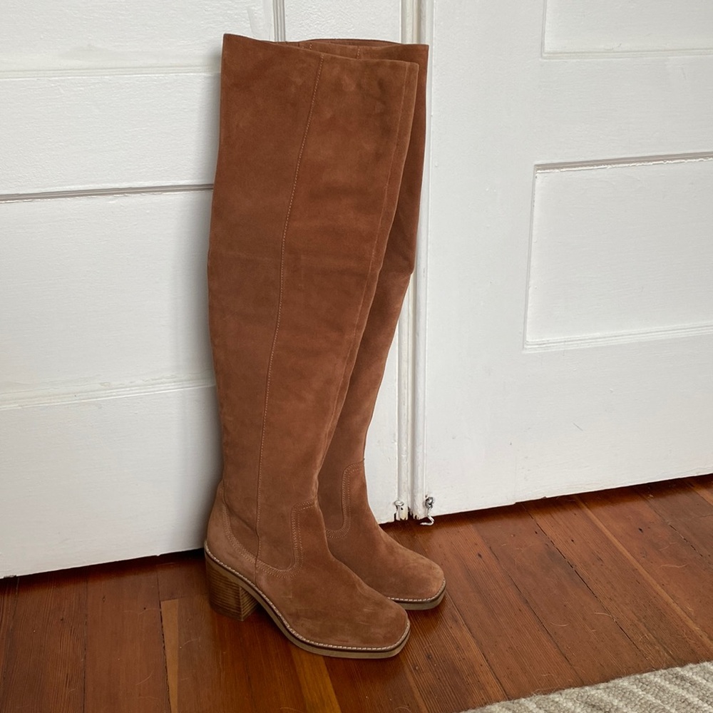 Overheard Boot in Cognac Suede